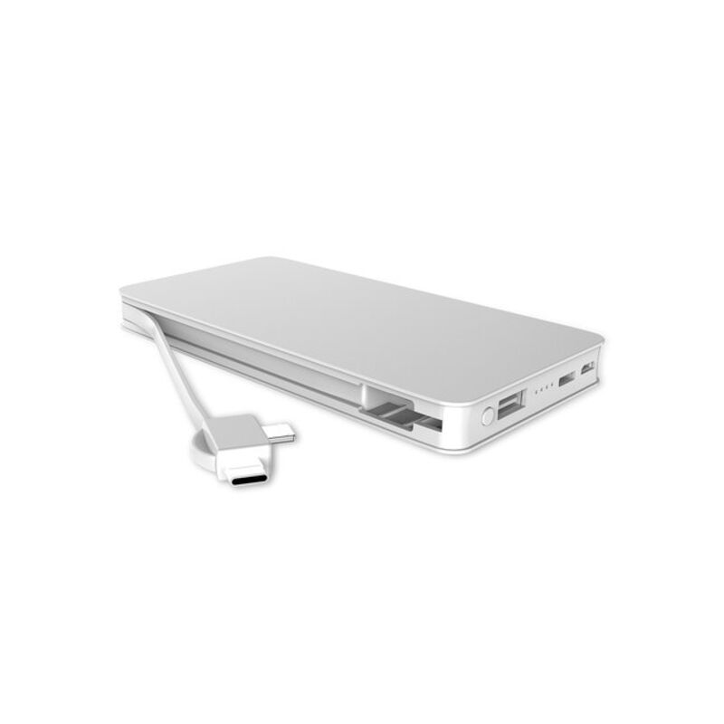 Trio Power Bank Wireless Charging Pad with 3-in-1 Cable Thumbnail