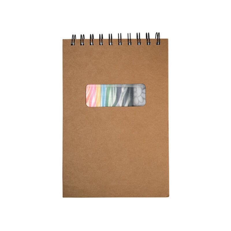Notebook With Colored Pencils Thumbnail