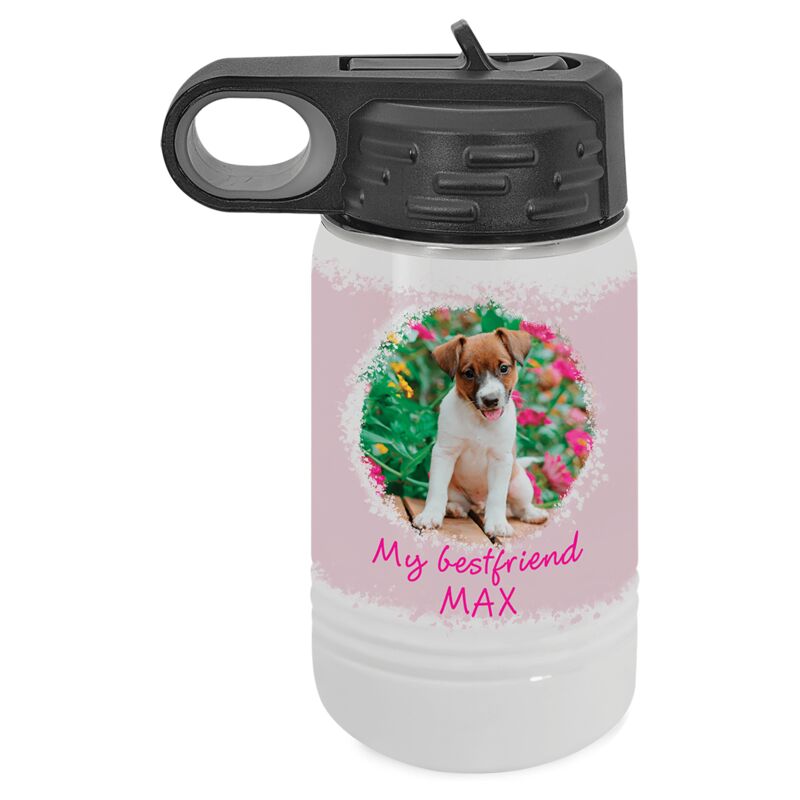Printed Polar Camel 12oz Water Bottle - Sublimation Thumbnail