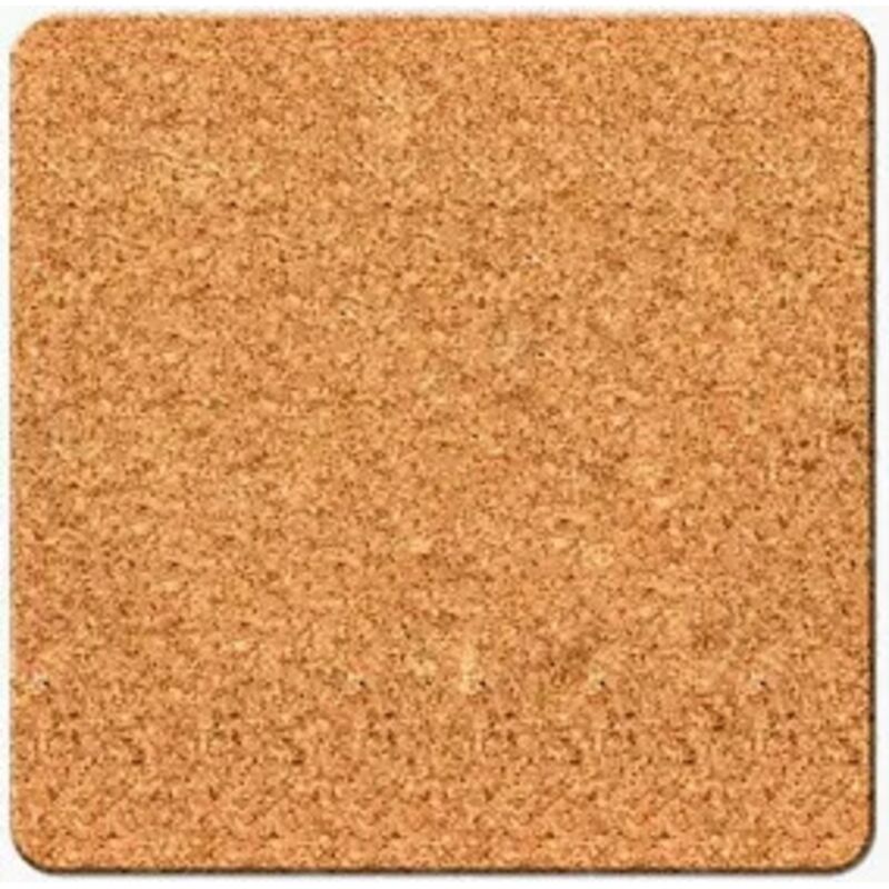 4" Cork Square 6 Coaster Set  Thumbnail
