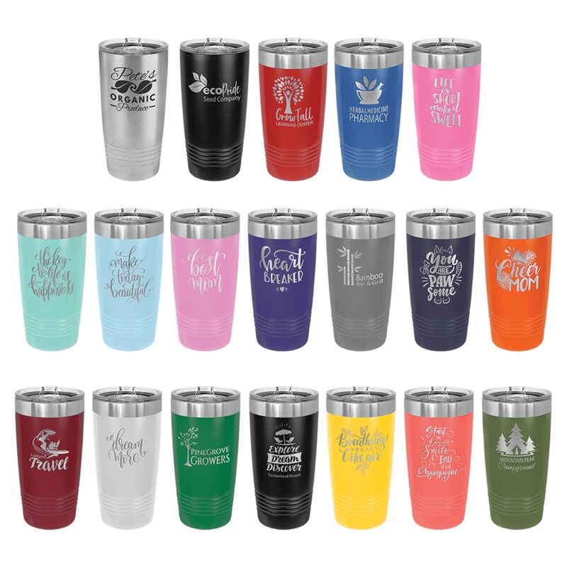 Premium Polar Camel Ringneck 20 oz. Tumbler - 12 Pack Thumbnail