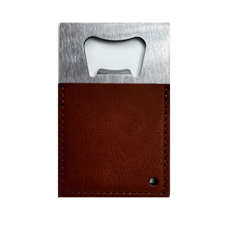 Credit Card Leatherette Bottle Opener  Thumbnail