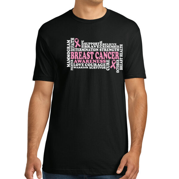 Breast Cancer Word Art Thumbnail