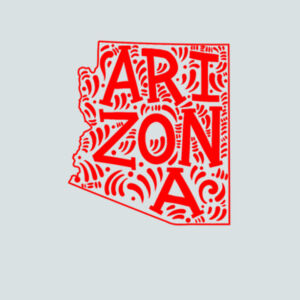 Arizona (Red) - Ladies Fan Favorite Cotton T Design