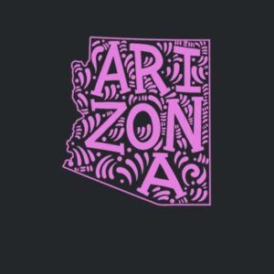 Arizona (Pink) - Youth Favorite 50/50 Blend T-Shirt Design
