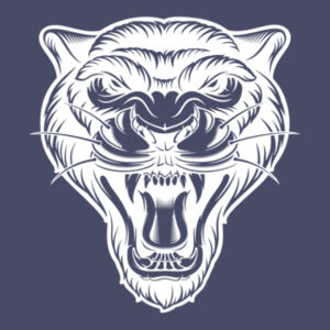 Panther (White) - Youth Favorite 50/50 Blend T-Shirt Design