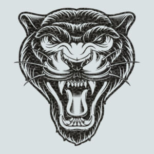 Panther (Metallic Black) - Unisex Favorite 50/50 Blend T-Shirt Design