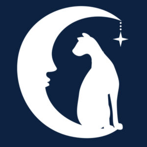 Moon Cat (White) - Copy of Adult Fan Favorite Hooded Sweatshirt Design