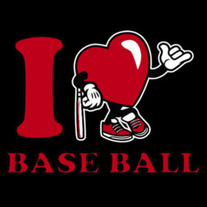 I Love Baseball - Unisex Premium Cotton Long Sleeve T-Shirt Design