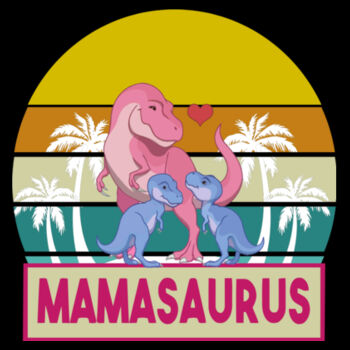 Mamasaurus - Unisex Premium Cotton Long Sleeve T-Shirt Design