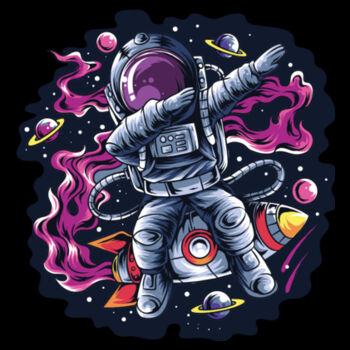 Dabbing Astronaut - Unisex Premium Cotton Long Sleeve T-Shirt Design