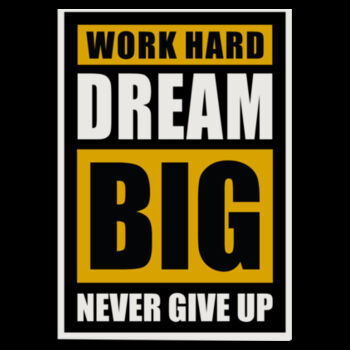 Work Hard - Women's Premium Cotton T-Shirt Design