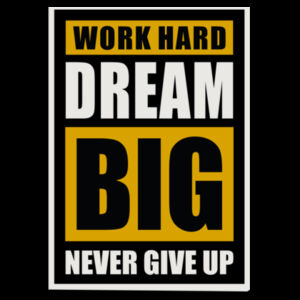 Work Hard - Unisex Premium Cotton T-Shirt Design