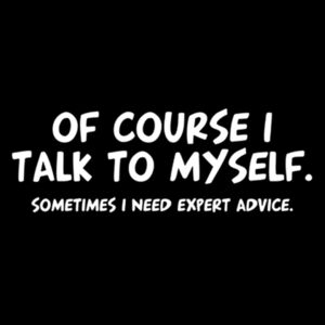 Talk To Myself - Unisex Premium Fleece Crew Sweatshirt Design
