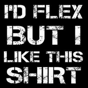 Flex - Unisex Premium Cotton Long Sleeve T-Shirt Design