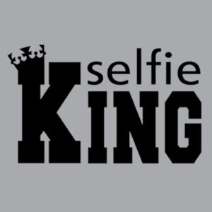 Selfie King - Unisex Premium Fleece Crew Sweatshirt Design