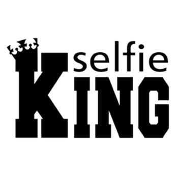 Selfie King - Unisex Premium Cotton Long Sleeve T-Shirt Design