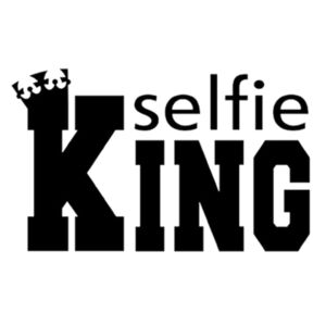 Selfie King - Unisex Premium Cotton T-Shirt Design