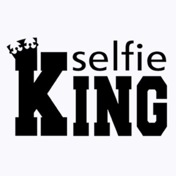 Selfie King - Unisex Premium Fleece Hooded Sweatshirt Design