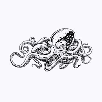 Octopus - Unisex Premium Fleece Hooded Sweatshirt Design
