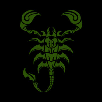 Scorpion Green - Unisex Premium Cotton Long Sleeve T-Shirt Design