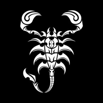 Scorpion White - Unisex Premium Cotton T-Shirt Design