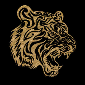 Tiger Gold - Unisex Premium Cotton Long Sleeve T-Shirt Design