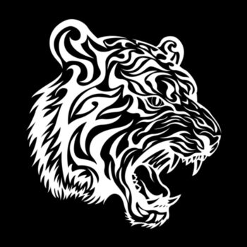 Tiger White - Unisex Premium Cotton T-Shirt Design