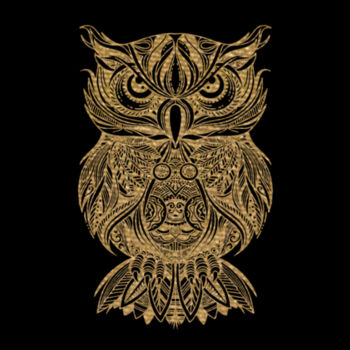 Owl Gold - Unisex Premium Fleece Crew Sweatshirt Design