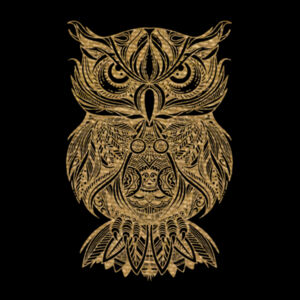 Owl Gold - Women's Premium Cotton T-Shirt Design