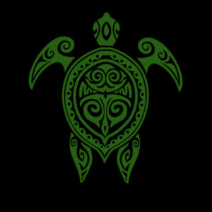 Turtle Green - Unisex Premium Cotton Long Sleeve T-Shirt Design