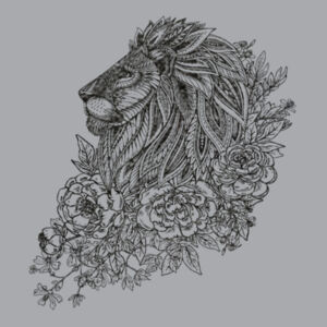Lion Black - Unisex Premium Fleece Crew Sweatshirt Design
