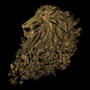 Lion Gold - Unisex Premium Fleece Crew Sweatshirt Design