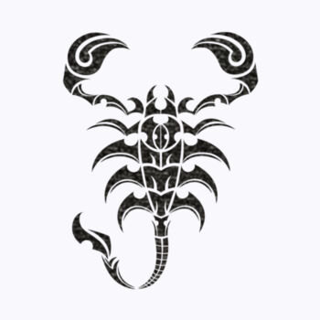 Scorpion Black - Unisex Premium Fleece Hooded Sweatshirt Design