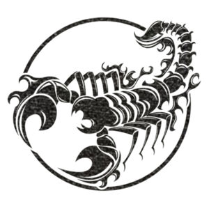 Scorpion 2 Black - Unisex Premium Cotton Long Sleeve T-Shirt Design