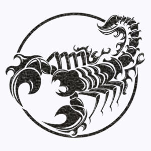 Scorpion 2 Black - Unisex Premium Fleece Hooded Sweatshirt Design
