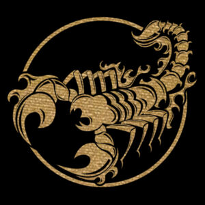 Scorpion 2 Gold - Unisex Premium Cotton T-Shirt Design