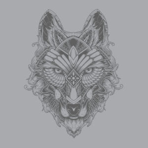 Wolf Grey - Unisex Premium Fleece Crew Sweatshirt Design