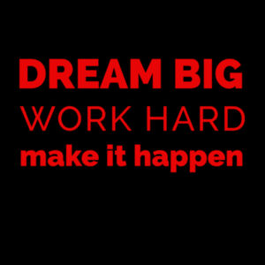 Dream Big Red - Unisex Premium Fleece Crew Sweatshirt Design