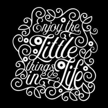 Enjoy The Little Things - Unisex Premium Fleece Crew Sweatshirt Design