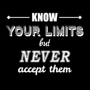 Know Your Limits  Design