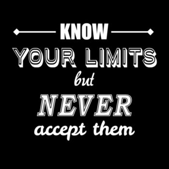 Know Your Limits  - Women's Premium Cotton T-Shirt Design