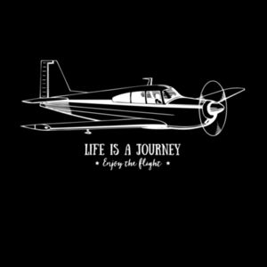 Life Is A Journey White - Unisex Premium Fleece Crew Sweatshirt Design