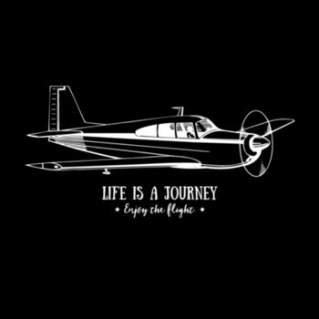 Life Is A Journey White - Unisex Premium Fleece Hooded Sweatshirt Design