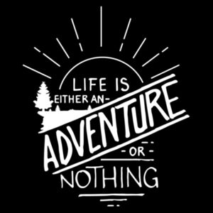 Life Is An Adventure White - Unisex Premium Cotton Long Sleeve T-Shirt Design