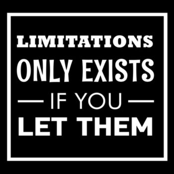 Limitations - Unisex Premium Cotton Long Sleeve T-Shirt Design