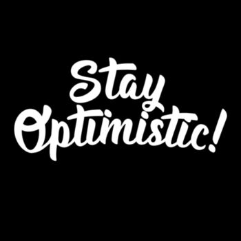 Stay Optimistic White - Youth Jersey Short Sleeve Tee Design