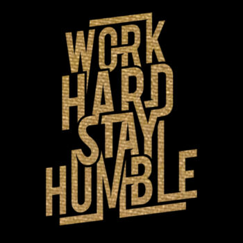 Work Hard Gold - Unisex Premium Fleece Crew Sweatshirt Design