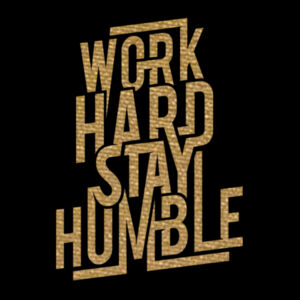 Work Hard Gold - Unisex Premium Fleece Hooded Sweatshirt Design