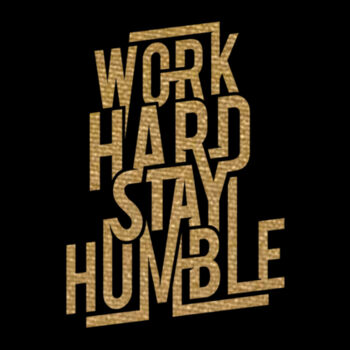 Work Hard Gold - Unisex Premium Fleece Hooded Sweatshirt Design